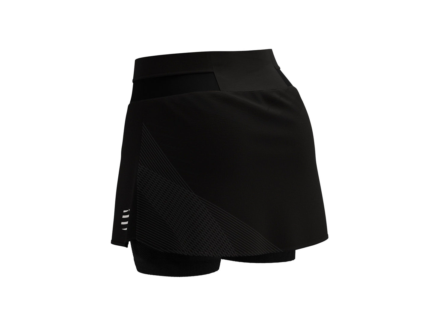 Short Homme Compressport Racing split short noir