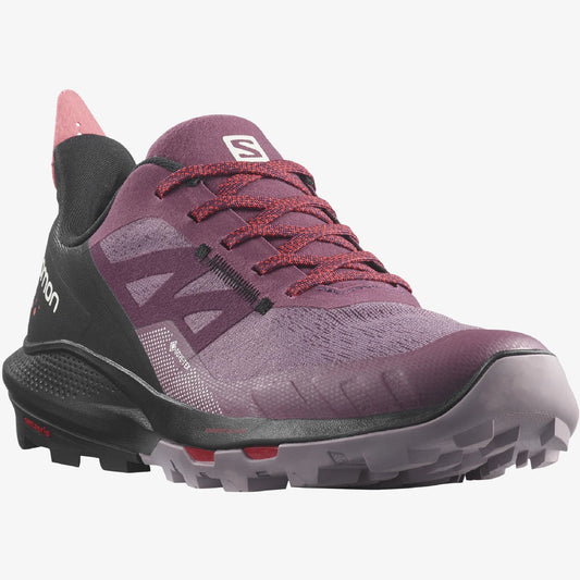 Chaussure de marche randonnée femme Salomon bleu Outpulse GTX - Clubinsport