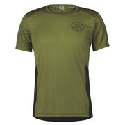 Tee-shirt manches courtes homme Scott endurance Tech vert kaki - Clubinsport