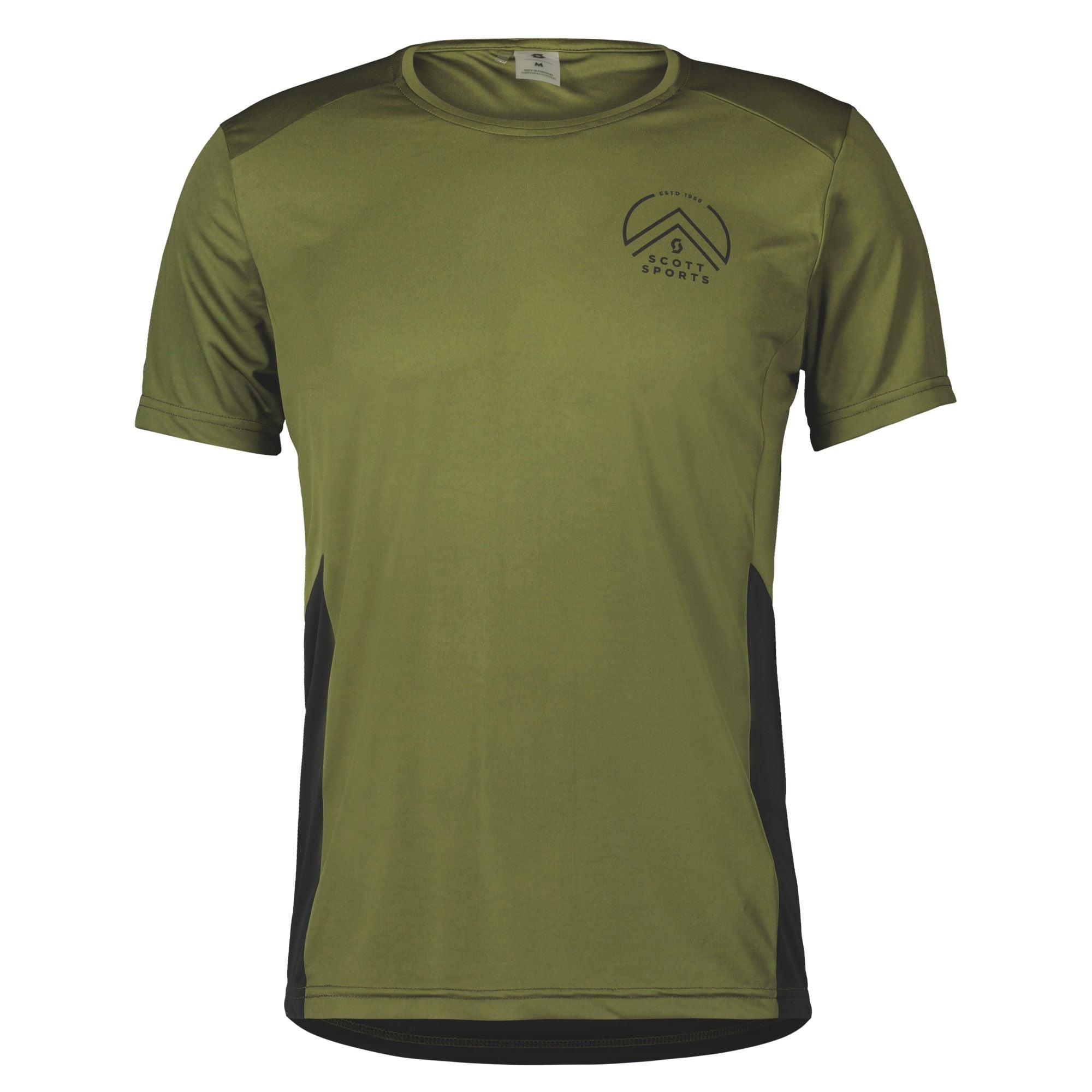 Tee-shirt manches courtes homme Scott endurance Tech vert kaki - Clubinsport
