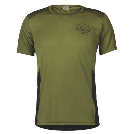 Tee-shirt manches courtes homme Scott endurance Tech vert kaki - Clubinsport