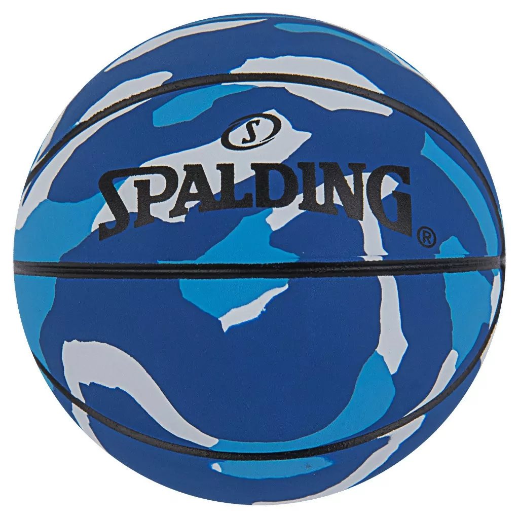 Mini ballon baskeball Spalding bleu - Clubinsport