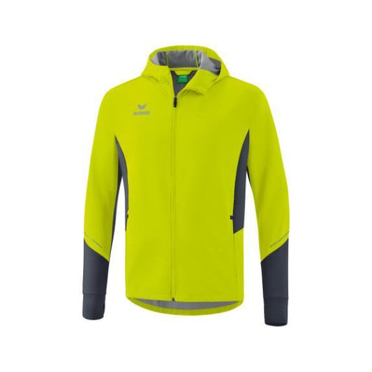 Veste running Racing homme Erima jaune fluo - Clubinsport