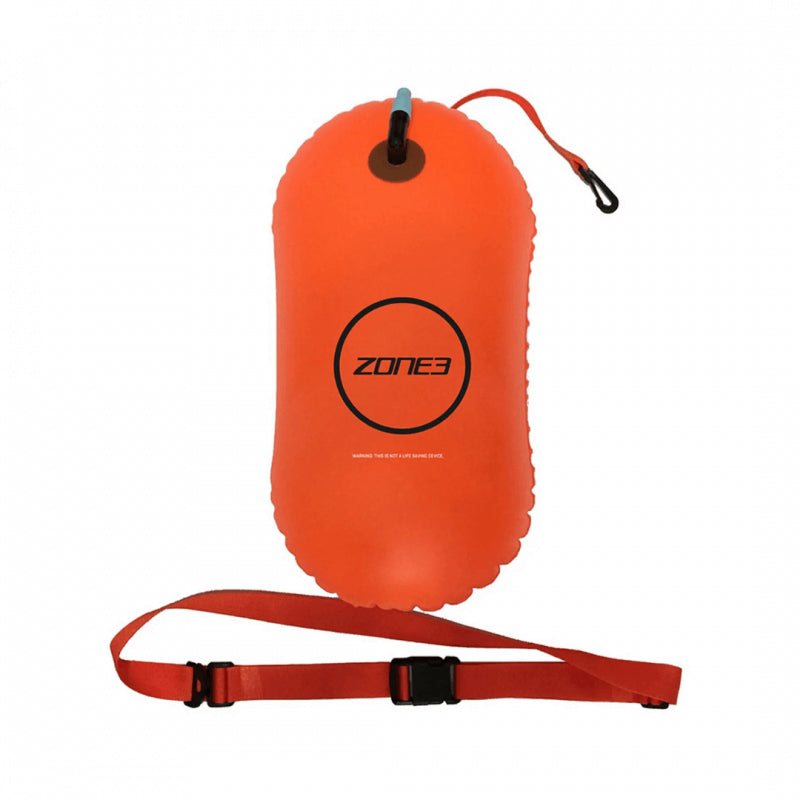 Bouée Swim Safety Buoy with Tow Float Pouch Orange Zone3 - Clubinsport