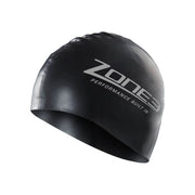 Bonnet de Natation Zone3 noir swim 48gr - Clubinsport