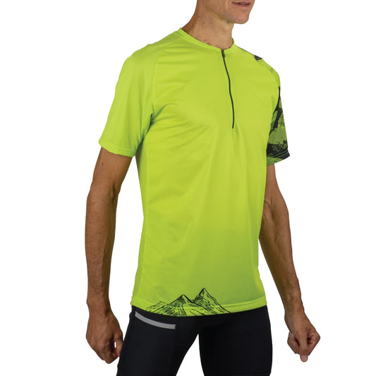Tee-shirt manches courtes homme Instinct Jaune - Clubinsport