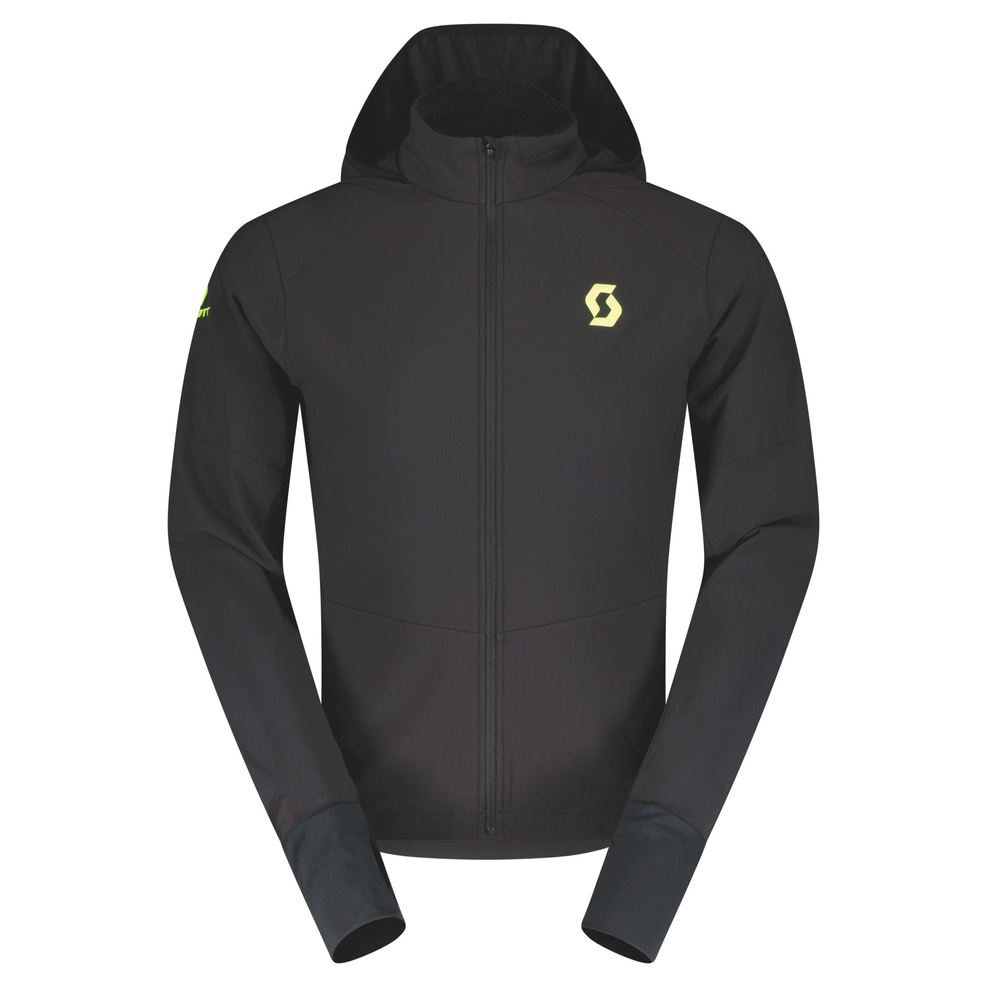 Veste coupe vent Homme SCOTT Explorair Warm polartec noir - Clubinsport