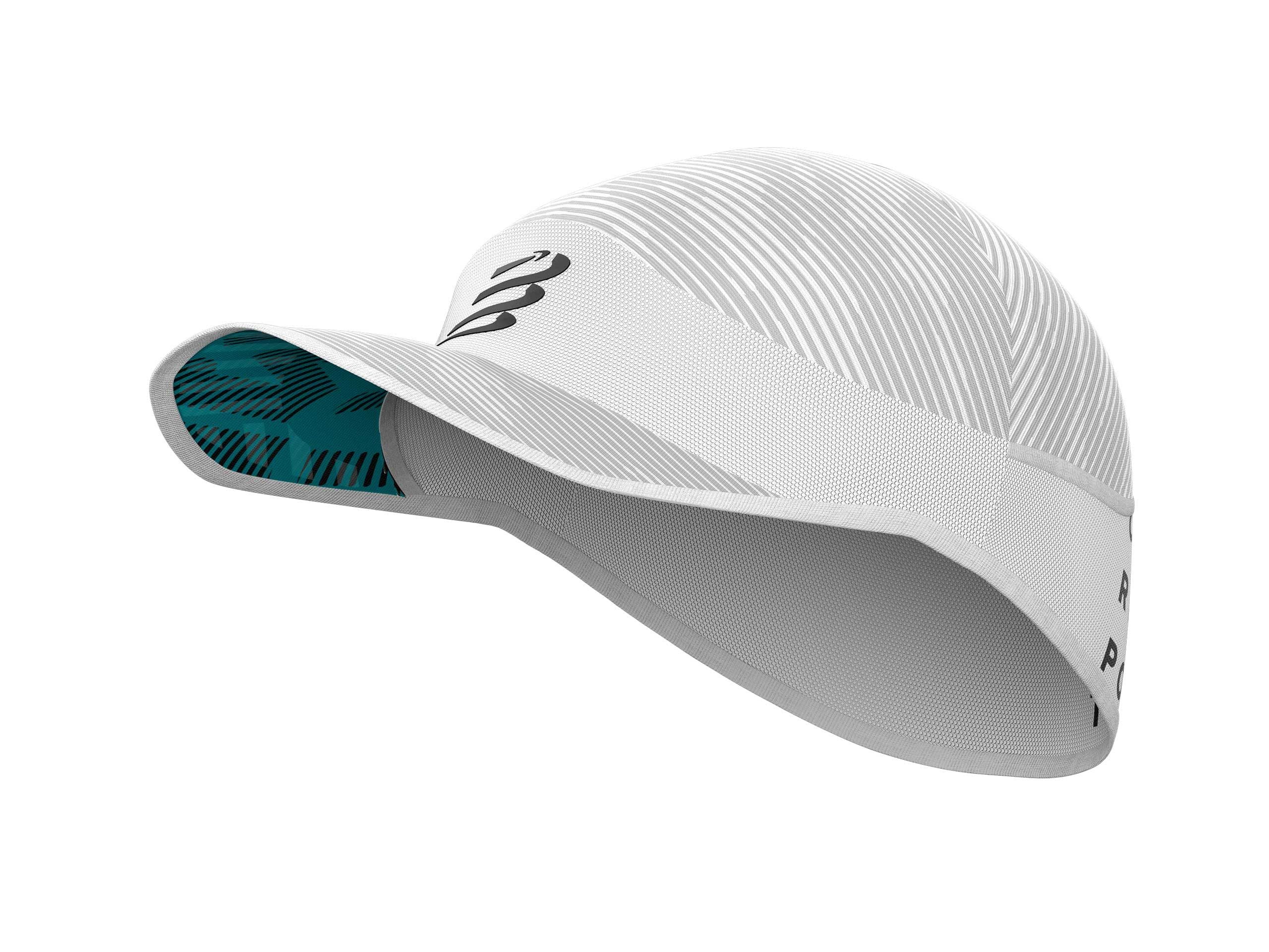 Casquette avec poche à glace intégrés Compressport Blanc - Clubinsport