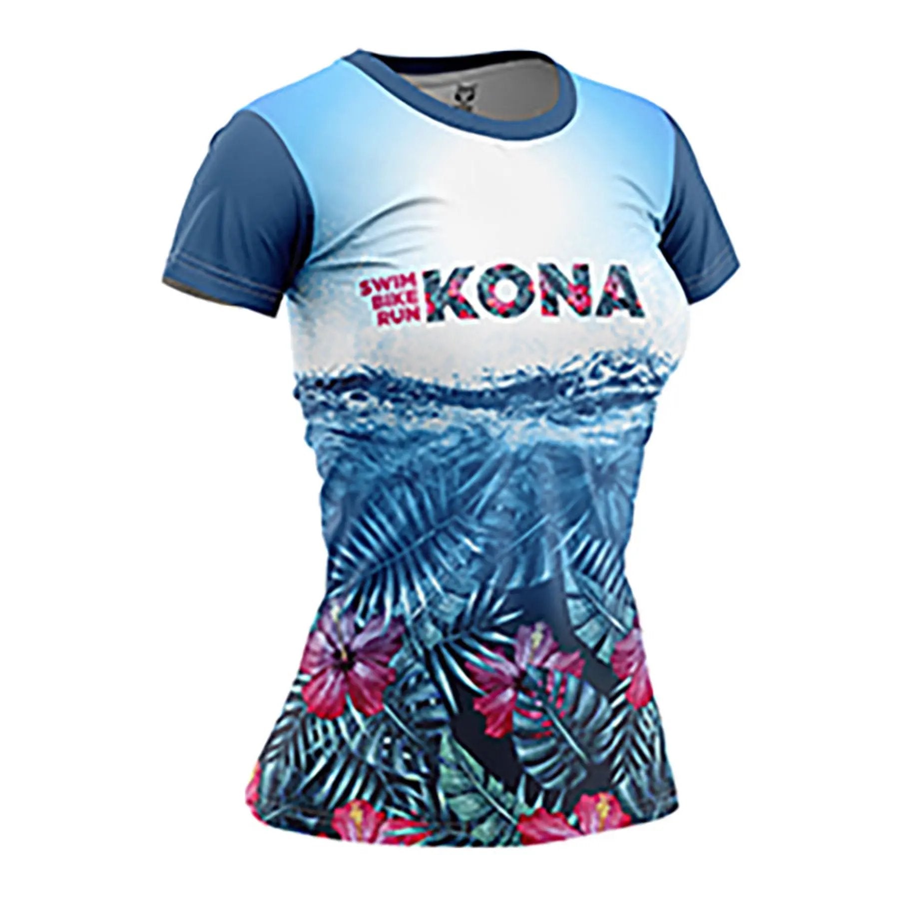 Tee-shirt manches courtes femme Otso Kona bleu - Clubinsport