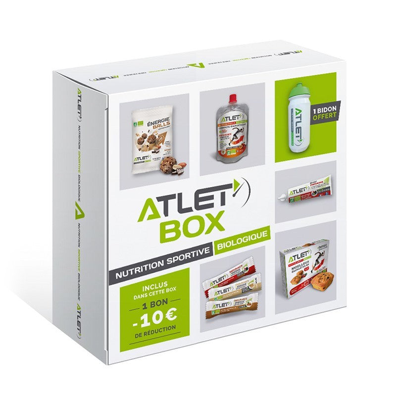 Box Atlet 7 produits avec 1 bidon sport offerte - Clubinsport
