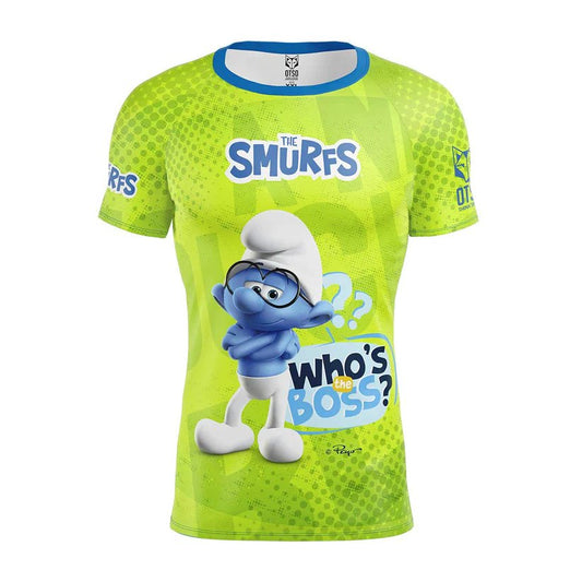 Tee-shirt manches courtes Homme Otso Schtroumpfs Boss - Clubinsport