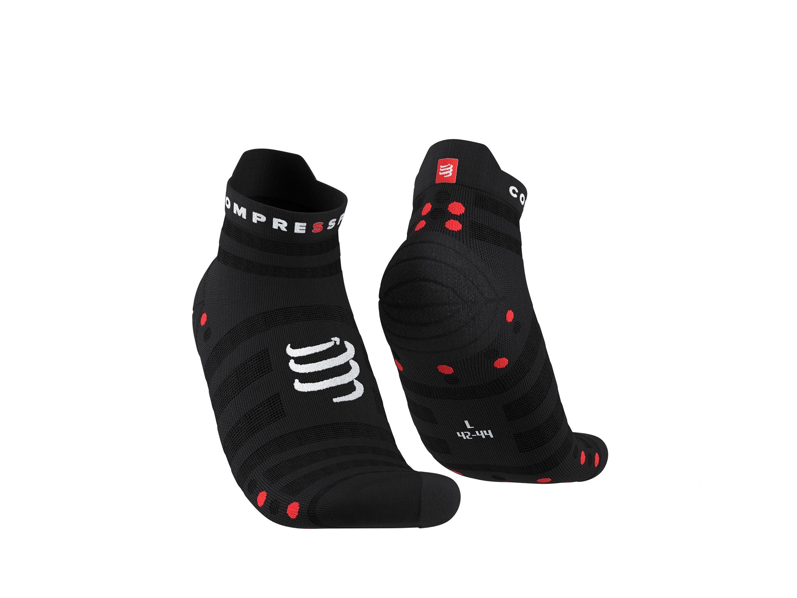 Chaussettes Compressport Ultralight Run noir basses - Clubinsport