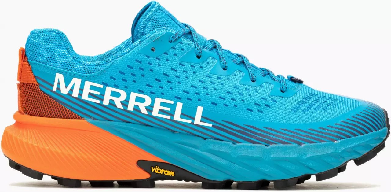 Chaussure de Trail Merrell Agility peak 5 femme bleu orange - Clubinsport