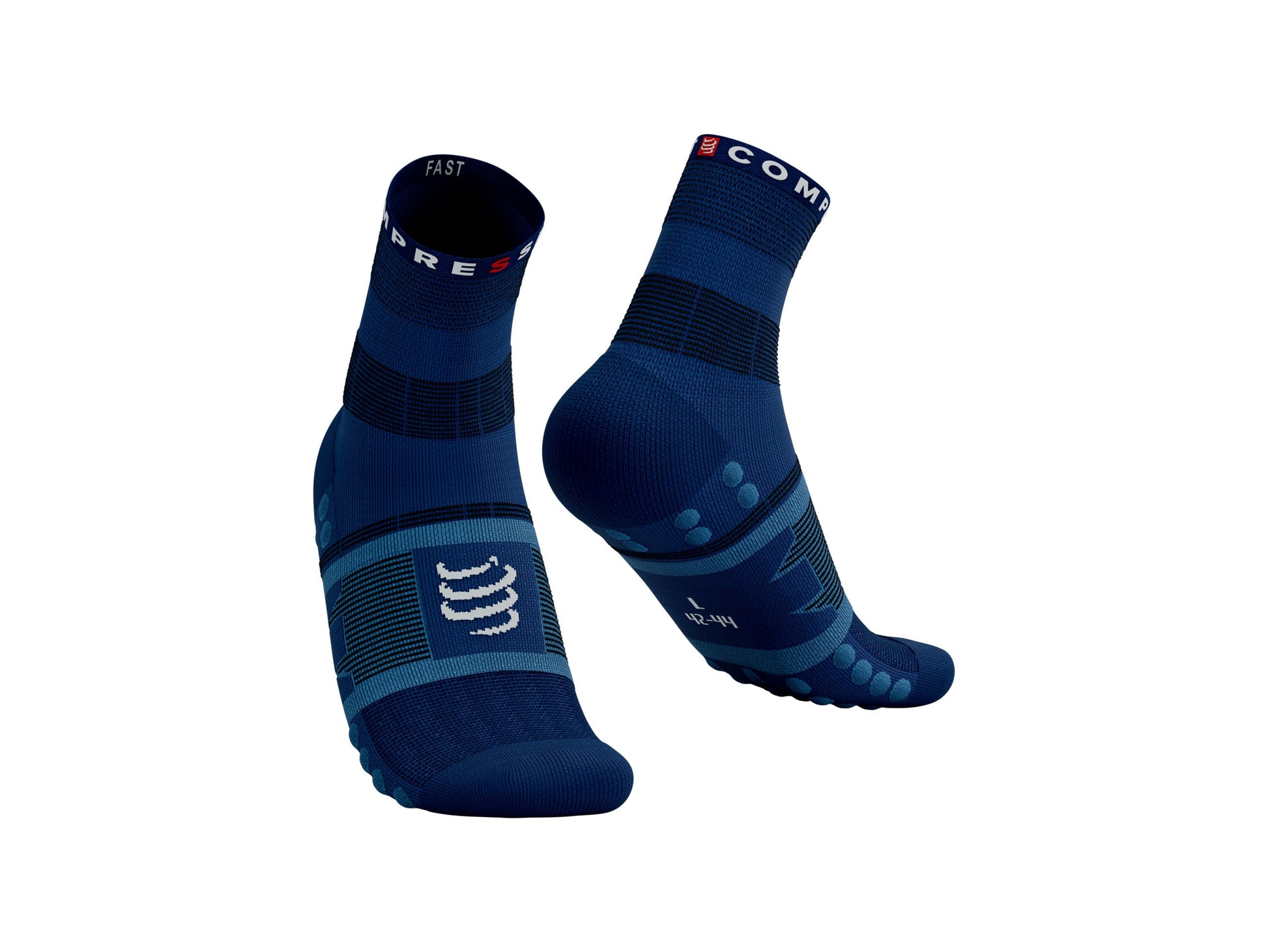 Chaussettes Compressport Fast hiking bleu - Clubinsport