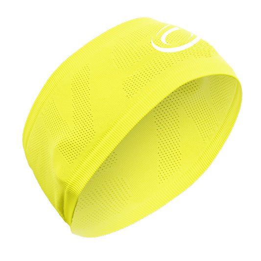Bandeau Headband BV SPORT jaune - Clubinsport