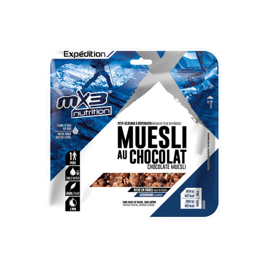 Muesli chocolat lyophilisé - Clubinsport