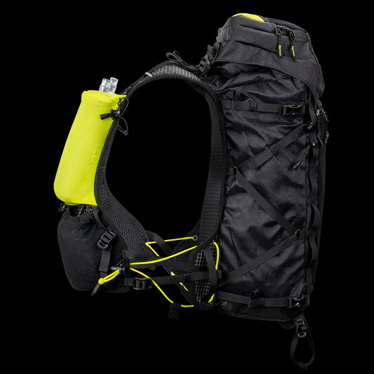Sac Instinct Alpi 40 L sans flasques noir/jaune - Clubinsport