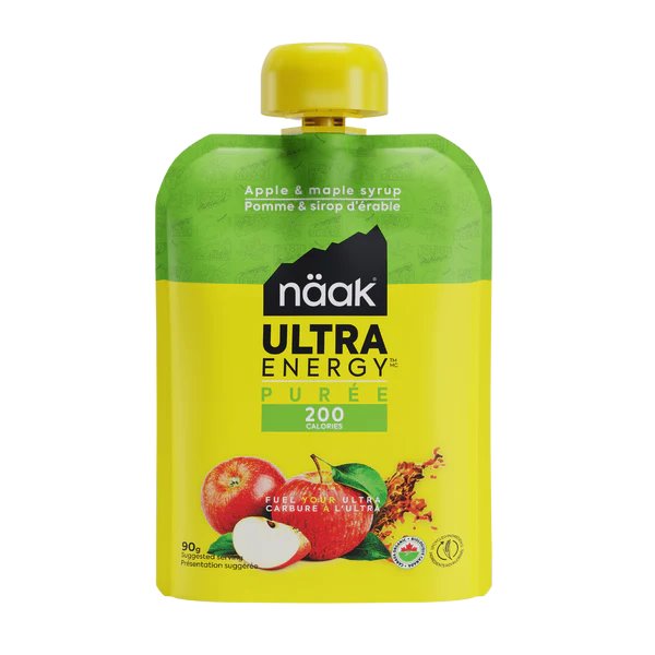 Compote énergétique Naak pomme sirop d'erable - Clubinsport