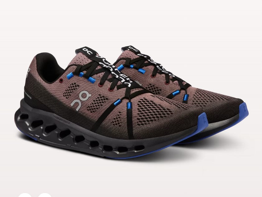 Chaussure Route Cloudsurfer homme ON Running noir cobalt - Clubinsport