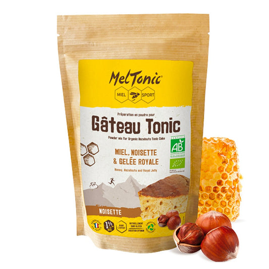 Gâteau énergétique bio Noisette miel gelée royale Meltonic - Clubinsport