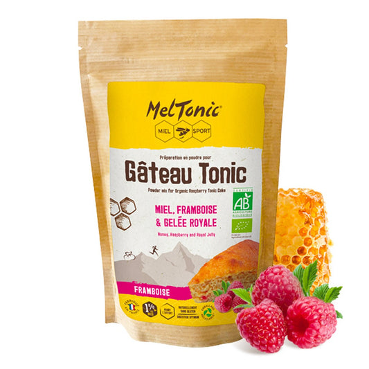Gâteau énergétique bio Framboise miel gelée royale Meltonic - Clubinsport