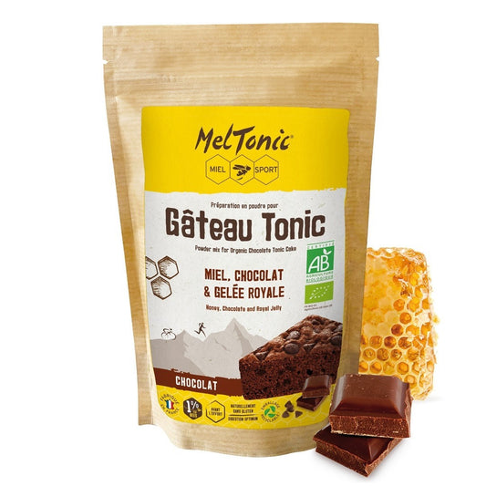 Gâteau énergétique bio Chocolat miel gelée royale Meltonic - Clubinsport