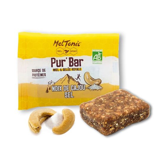 Barre énergétique Pur'Bar bio Noix de cajou sel Meltonic - Clubinsport