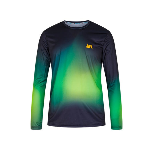Tee-shirt manches longues homme Wildtee Gradient vert Homme - Clubinsport