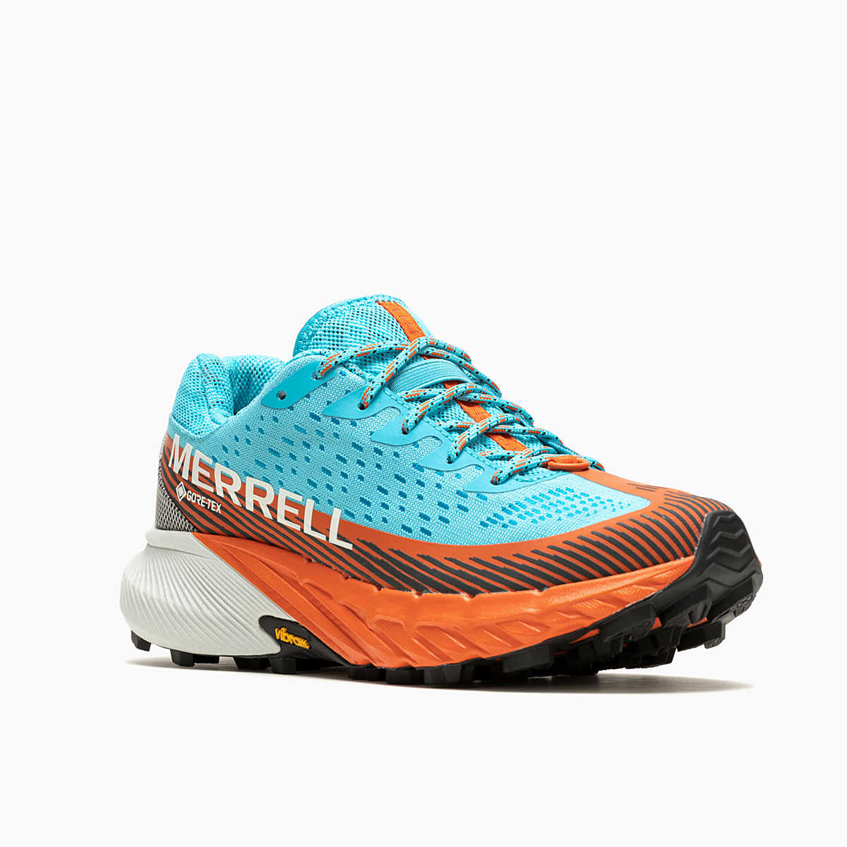 Chaussure de Trail Merrell Agility peak 5 femme bleu gore tex - Clubinsport