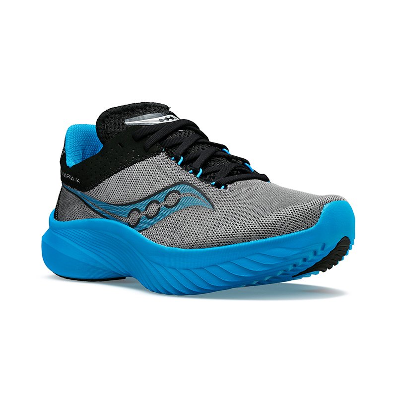 Chaussure de Route Saucony homme Kinvara 14 bleu grise - Clubinsport