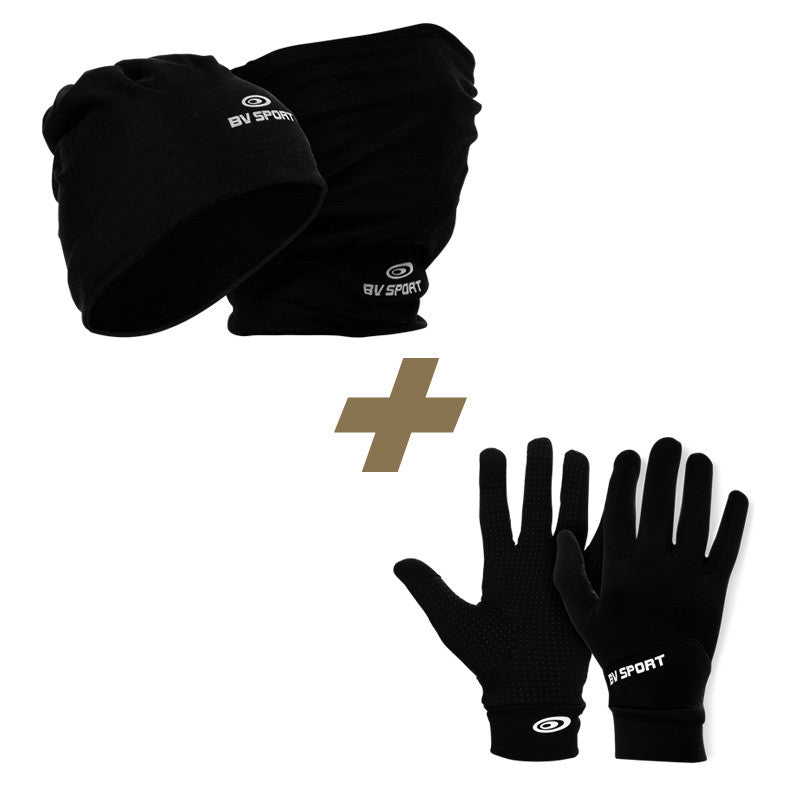 Pack hiver bonnet et tour de cou et Gants tactiles BV Sport - Clubinsport