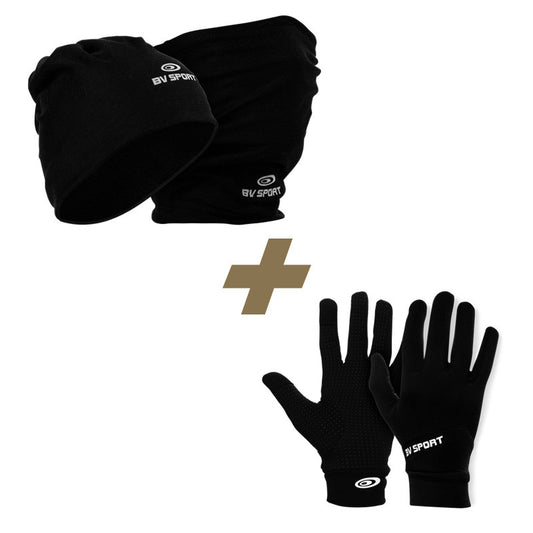 Pack hiver bonnet et tour de cou et Gants tactiles BV Sport - Clubinsport