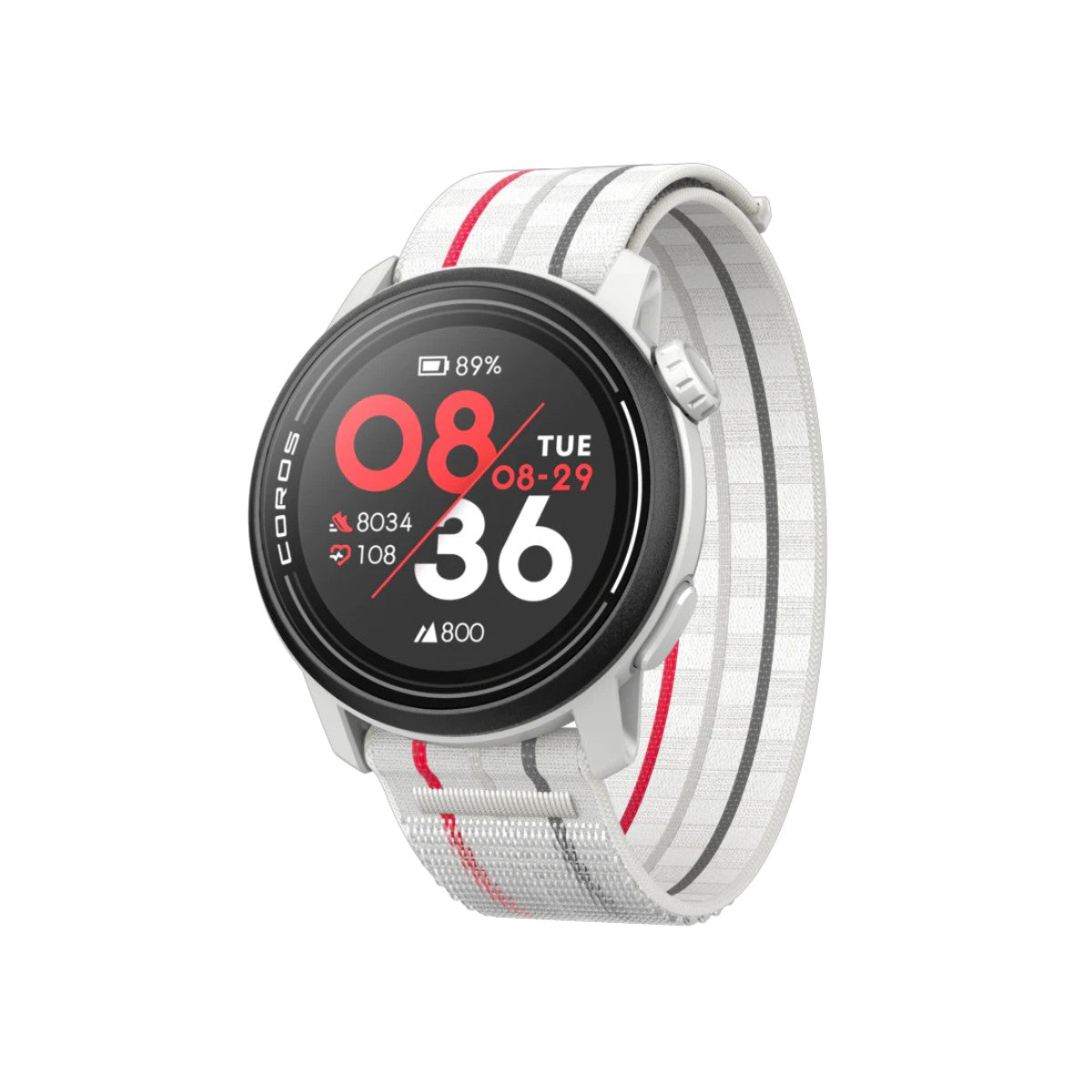 Montre cardio gps Coros WATCH Pace 3 Nylon Blanc - Clubinsport
