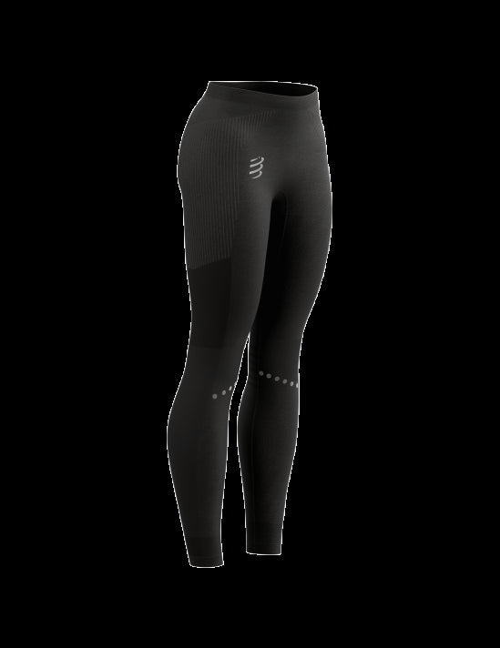 Collant Homme hiver Compressport noir - Clubinsport