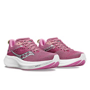 Chaussure de Route Saucony femme Ride 17 rose Lila - Clubinsport