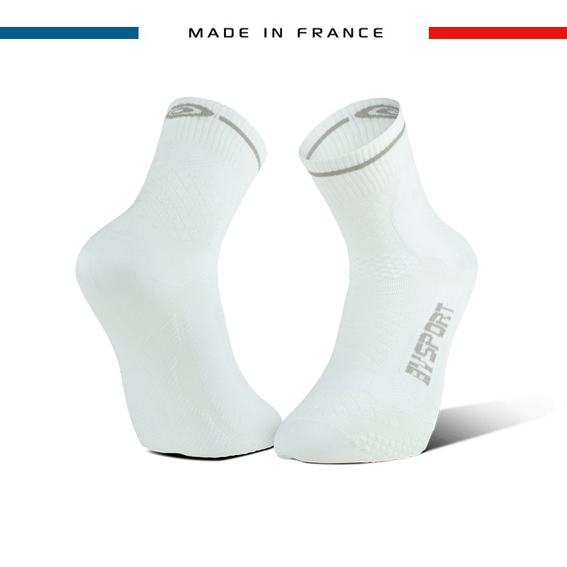 Chaussettes Vélo bike Elite BV SPORT Blanc - Clubinsport
