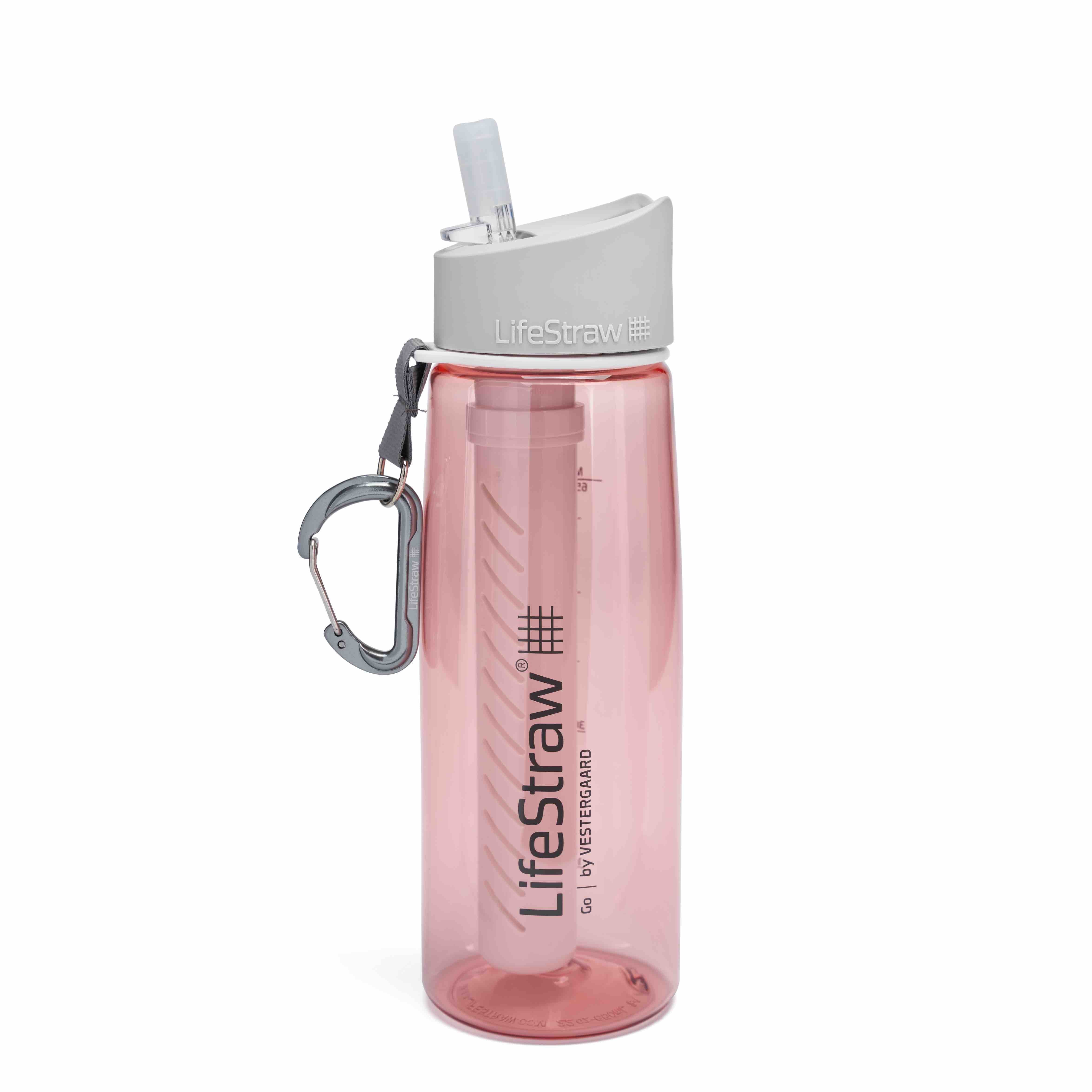 Gourde Filtrante Lifestraw Go 2 Stages Rose CORAIL - Clubinsport
