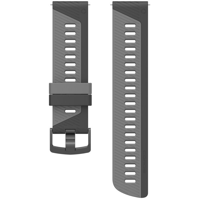 Bracelet silicone Coros noir  22 mm - Clubinsport