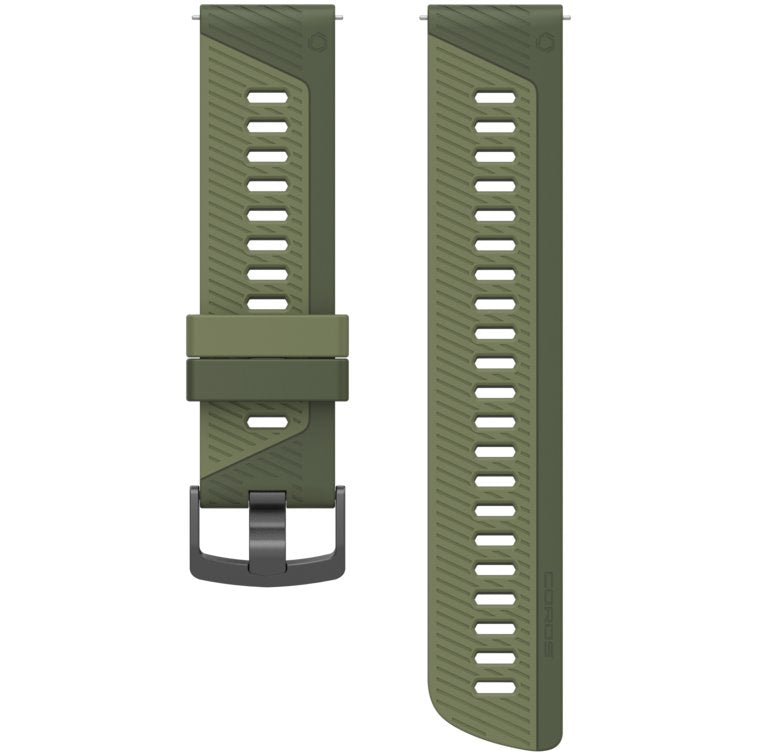 Bracelet silicone Coros vert 22 mm - Clubinsport