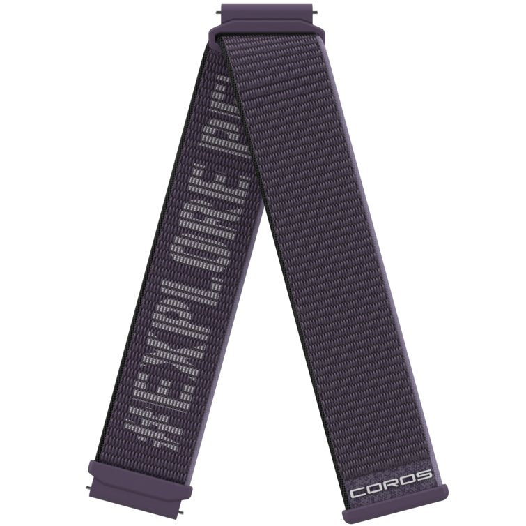 Bracelet nylon Coros violet 22 mm - Clubinsport