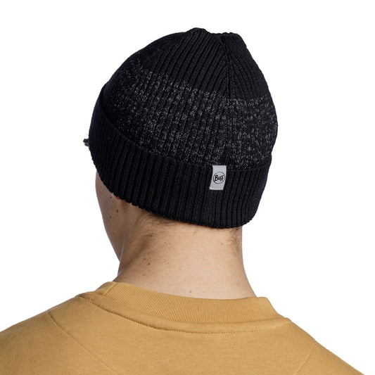 Bonnet Merino Active Buff solid black - Clubinsport