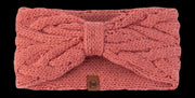 Bandeau tricoté polaire Buff headband Caryn crimson - Clubinsport