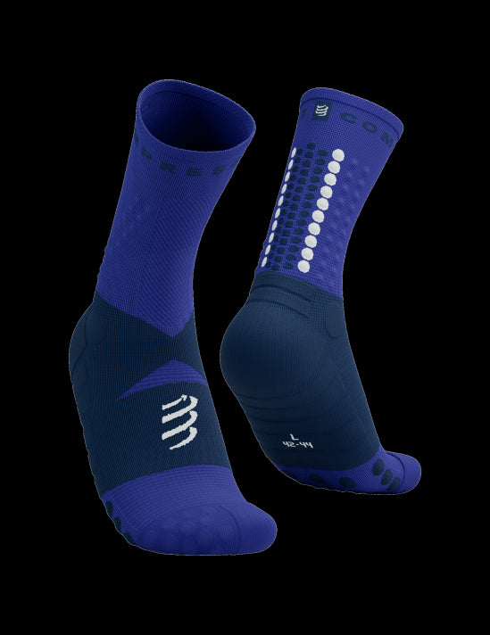 Chaussettes Compressport Ultra-trail Socks BLEU - Clubinsport