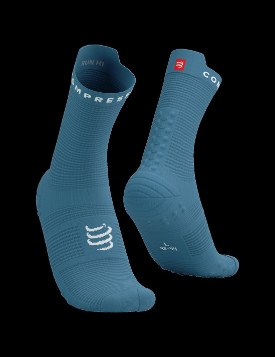 Chaussettes Compressport Pro Racing Socks v4.0 run bleu - Clubinsport