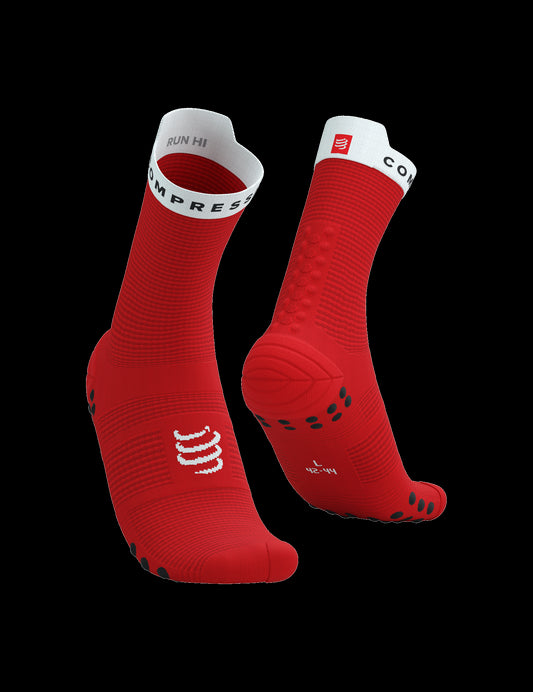 Chaussettes Compressport Pro Racing Socks v4.0 run rouge - Clubinsport