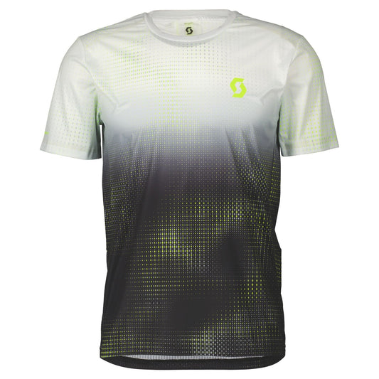 Tee-shirt manches courtes Homme Scott RC Run Team Blanc et noir - Clubinsport