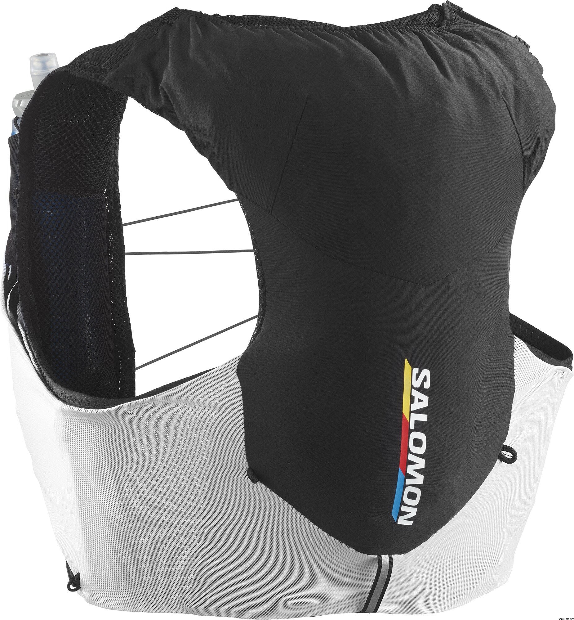 Sac de trail Salomon Adv Skin 5 noir et blanc raceflag - Clubinsport