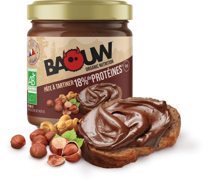Pate à Tartiner Baouw noisette - Clubinsport