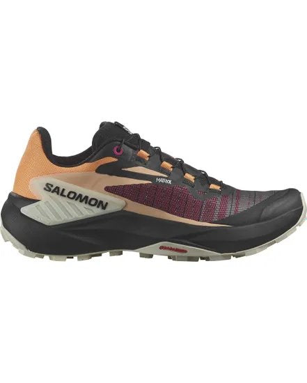Chaussure de Trail Genesis Femme Salomon noir et purpre - Clubinsport