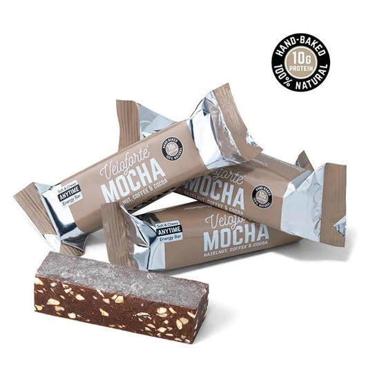 Barre énergétique Veloforte Mocha Energy (70g) - Hazelnut, Café & Cacao - Clubinsport